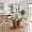 Walnut Brown, variant on Dovelina 47" Farmhouse Rectangular Dining Table, 4-6 Seater Wooden Kitchen Table for Dining Room, Kitchen, Small Apartment