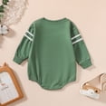 thumbnail image 3 of Okbabeha Infant Baby Boy Girl Football Romper Sunday Funday Sweatshirt Onesie Game Day Clothes Newborn Football Outfit Fall, 3 of 8
