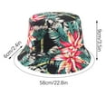 thumbnail image 3 of Sombreros de verano con protección solar, sombrero de pescador con flores para exteriores, gorra de pescador, sombrero de mujer, 3 of 4
