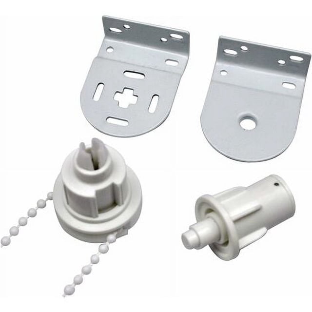 Kit de persiana enrollable de 32 mm, completo con embrague para persiana enrollable con cadena de cordón para persiana enrollable, soporte para persiana enrollable, conector de cadena para persiana
