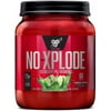 BSN N.O. Xplode Nitric Oxide Booster + Pre Workout Powder, Green Apple, 60 Servings