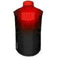 thumbnail image 6 of Men's ActionHeat  Black Minnesota Vikings 5V Softshell Battery Heated Full-Zip Vest, 6 of 7