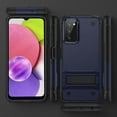 thumbnail image 2 of for Galaxy A03S Phone Case,Samsung A03S Case with Tempered Glass Screen Protector,[Military Grade] Kickstand Hybrid Shockproof Protective Case for Samsung A03S, Navy Black, 2 of 14