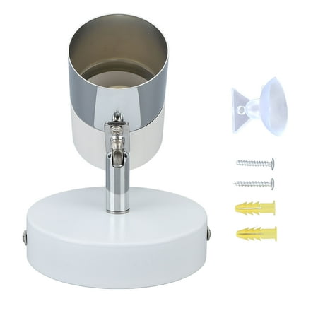 

2024 GU10 Wall Lamp Holder 350 Degree Rotation 90 Degree Up and Down Adjustment Metal Wall Mounted Light Bulb Holder 85265V