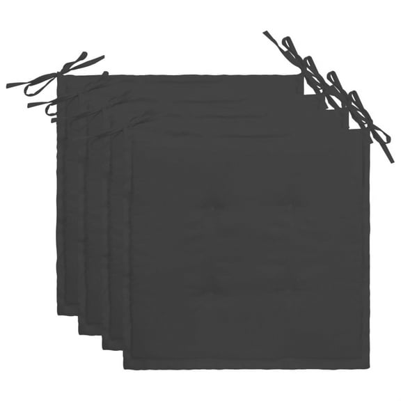 Casafoyer Garden Chair Cushions 4 pcs Anthracite 15.7"x15.7"x1.2"