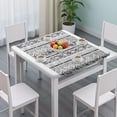 thumbnail image 3 of Vibrant Bohemian Floral Square Table Cover with Stretch Fit for Table Protection, 3 of 6