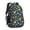 Dinosaur and Leaf, variant on Beige Cartoon Dinosaurs Flowers Pattern Cute School Backpack Bag with Padded Back and Adjustable Shoulder Straps 16.9 X 12.6 X 5.9 Inches