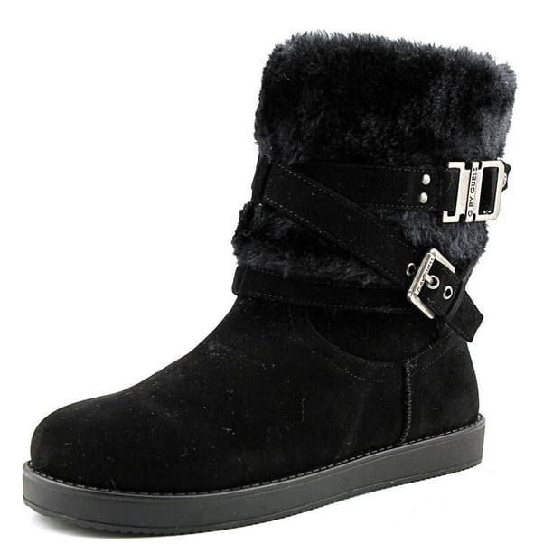 G BY GUESS - G by Guess Azzie Women's Faux Fur Strap Boots - Walmart ...