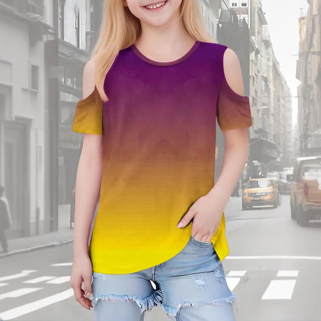 YUNAFFT T-Shirt Décontracté à Manches Courtes pour Garçons et Filles, Élégant et Mignon, Imprimé