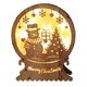 thumbnail image 1 of Adornos navideños de madera con luces LED | Iluminación LED con diseño de escenas de madera | Adornos navideños resistentes y duraderos, 1 of 4