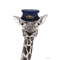 thumbnail image 3 of Nieman, Rachel 19x24 Black Modern Framed Museum Art Print Titled - Train Conductor Giraffe, 3 of 5