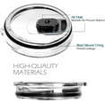 thumbnail image 3 of Replacement Lid 30oz 2Pack, Magnetic Tumbler Lid Fit for Yeti Rambler Clear, 3 of 5