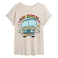 thumbnail image 2 of The Beatles - Magical Mystery Tour Bus - Juniors Oversized Graphic T-Shirt, 2 of 5