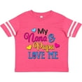 thumbnail image 3 of Inktastic My Nana and Papa Love Me with Hearts Boys or Girls Toddler T-Shirt, 3 of 5