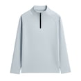 thumbnail image 4 of Yaoyar Quarter Zip Golf Pullover Men Dry Fit Long Sleeve Performance Wicking Mock Neck 1/4 Zip Pullover Mens Sweatshirt, 4 of 5