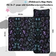 thumbnail image 5 of Black Halloween Ghost Spider Pattern Toddler Nap Mats for Kids Preschool,50"x20" Sleeping Mat Bag or Kids,Toddler Sleeping Bag,Toddler Nap Mat or Daycare, 5 of 6