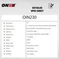 thumbnail image 4 of ONEX OIN230 Hotte en Acier Inoxydable sous Armoire de 30 Pouces., 4 of 9