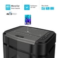 thumbnail image 3 of Trituradora de Papel y Tarjetas de Crédito Aurora de Alta Seguridad con Alimentación Automática para 120 Hojas, Corte Micro, Canasta Extraíble de 5 Galones / 60 Minutos / Nivel de Seguridad P-5, 3 of 7