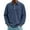 Dark Blue_002, variant on Domuza Corduroy Polo Shirts Men Vintage Textured Long Sleeve Button Up T-Shirts with Pocket Fall Lightweight Loose Fit Collared Pullover Khaki 3XL