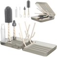 thumbnail image 1 of Kit de limpieza de botellas Mombasics 6 en 1 con cepillos de silicona, 1 of 6