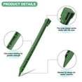 thumbnail image 2 of Uxcell 25-Pack Landscape Edging Garden Stakes, 12 Inch Plastic Landscape Anchoring Spikes Yard Stakes [Green], 2 of 6