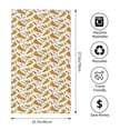 thumbnail image 2 of KLL Pizza Slices Ultra Absorbent & Soft Hand Towels for Bath, Hand, Face, Gym and Spa-27.5x16in, 2 of 7