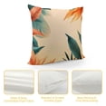 thumbnail image 4 of Acheng Palm Leaves with Lush Branches and Leaves Tropical Jungle Palm Leaves Plush Pillowcase White, 4 of 5