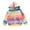 Pink, variant on MAIHAN-Girls Rainbow Striped Zip Up Hoodie - Long Sleeve Patchwork Sweatshirt Jacket for Toddler Kids, Soft Lightweight Fall Winter Coat for Casual Daily Wear, Outdoor Sports(Pink,2-3Years)