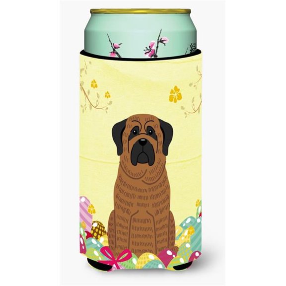 Carolines Treasures BB6015TBC Easter Eggs Mastiff Brindle Tall Boy Beverage Insulator Hugger