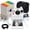 Pebble White, variant on Polaroid Now Generation 3 i-Type Instant Camera, Coral | Two-Lens Autofocus, Double Exposure, Self-Timer, USB-C Charging + 16 Film Exposures, Camera Bag, USB-C Cable