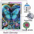 thumbnail image 3 of Pintura de diamantes 5d de mariposa y flores, bordado de arcoíris de fantasía, arte artesanal, punto de cruz, mosaico, decoración del hogar, regalo, 3 of 4