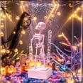 thumbnail image 6 of Dalxymotic Halloween Dancing Skeleton Aquarium Ornament, Air Pump Activated Plastic Bubbler Figurine, Haunting Tank Decoration, Underwater Humorous Display for Tank, Shelf, Desk, Counter, 6 of 6