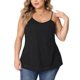 thumbnail image 1 of Camiseta sin mangas elegante de encaje con tirantes ajustables para mujer plus de GRACE & GRANDEUR, negra oscura, talla 1X, 1 of 1