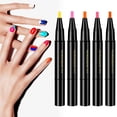 thumbnail image 4 of Tkrady 20 Colors Nail Polish Pen 2ml, 3 in 1 One Step Nail Gel Pen Brush Pen No Need Base Top Coat, For Nail Art DIY Drawing Polish Marker Pen Nail Decoration, 4 of 5