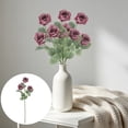 thumbnail image 1 of Artificial 3 Heads Roses Artificial Flower For Home Decoration, 1 of 8