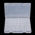 thumbnail image 4 of Caja de almacenamiento de transparente de 124 cuadrículas, contenedor Zulema caja ajustable diamods, 4 of 8