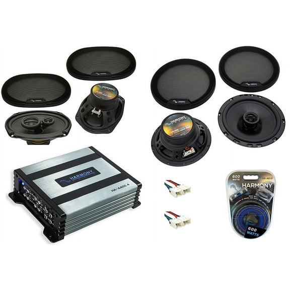 Harmony Nissan Frontier 05-15 HA-R69 6x9" 450W, HA-65 6.5" 300W & 600W Amp Kit
