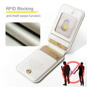 for Google Pixel 8 Case Wallet with Card Holder for Women Men Compatible with Magsafe Wallet Detachable Magnetic 2 in 1 Stand Credit Card Slots PU Leather Shockproof Phone case-Off, White