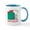 White/Blue Inside, variant on CafePress - Snoopy Holiday Present Mugs - 11 oz Ceramic Mug - Novelty Coffee Tea Cup
