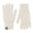 White, variant on Wool Knitted Winter Gloves for Outdoor Activities and Touchscreen Use with Warm Insulation and Solid Design