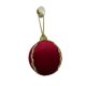 thumbnail image 1 of Colgante de perilla navideña, artículos de decoración de ambiente, colgante de perilla de decoración navideña de terciopelo europeo y americano, 10cm, 1 of 5