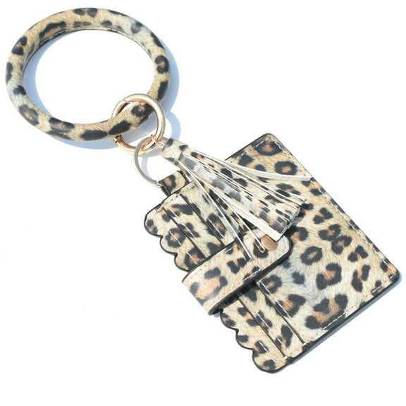 Latrodar Large Bracelet Keychain Card Tassel Bangle Key Ring Wristban With Wallet MultiUp to 60% Off