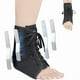 thumbnail image 1 of wonima11 Lace Up Ankle Brace with Metal Side Stabilizers, Adjustable Lace-Up Ankle Braces for Men and Women Sprained Foot Support Brace for Posterior Tibial Tendonitis Achilles Tendon Injury M, 1 of 1