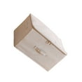 thumbnail image 1 of Caja de almacenamiento de ropa para el hogar, dormitorio, organizador de ropa interior de algodón y lino con tapa Simple, contenedor de Almacenamiento y organización del hogar Beige, 38*26*15 CM S Naiovety HA077426-07, 1 of 6
