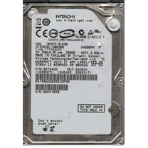 HTS545025B9A300, PN 0A74422, MLC DA2831, Hitachi 250GB SATA 2.5 Hard Drive