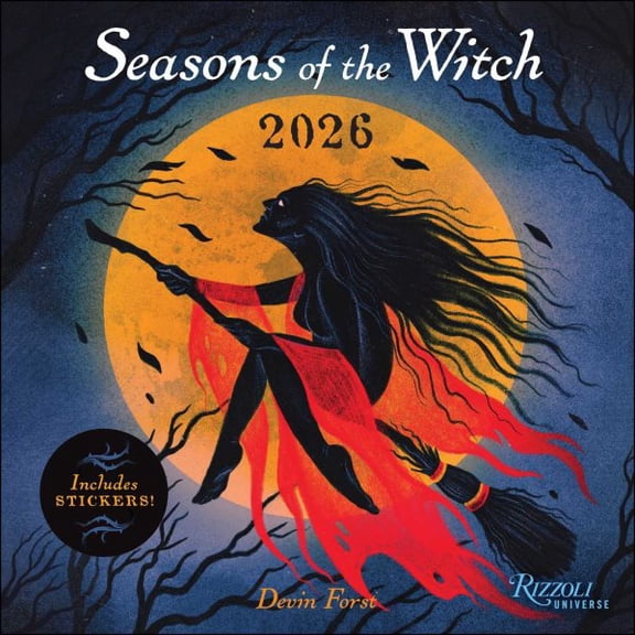 Pre-Owned Seasons of the Witch 2026 Wall Calendar (Includes Stickers)