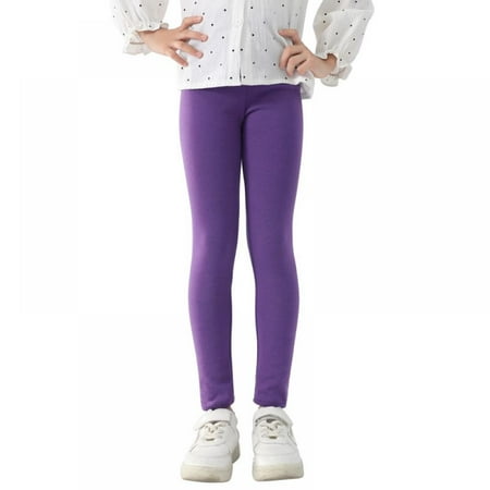 

Sunwukong Girls Cute Stretch Athletic Leggings Kids Yoga Pants Ankle Length Size 3-11 Years