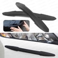 thumbnail image 3 of 2x Black Carbon Fiber Car Anti-Collision Patch Bumper Guard Strip Automobile Anti-Scratch Bumper Protector, 3 of 9