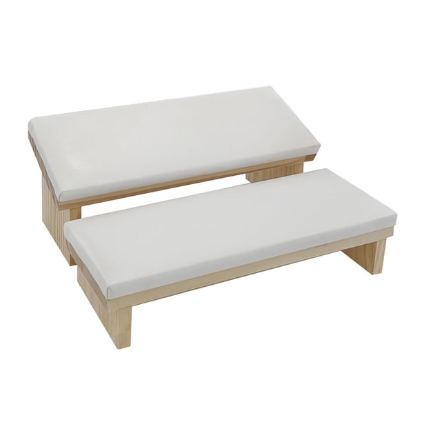 2 piezas de reposabrazos de manicura, herramientas de manicura, soporte de reposamanos para uñas, almohada de manicura para Blanco