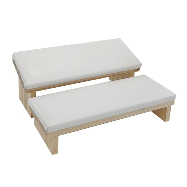2x Reposabrazos para Uñas Reposabrazos Suave Multiusos para Uñas Soporte para Reposamanos para Uñas Blanco